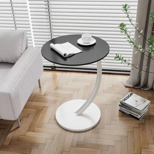 Kompakt Rundt Sidebord til Moderne Rum 9