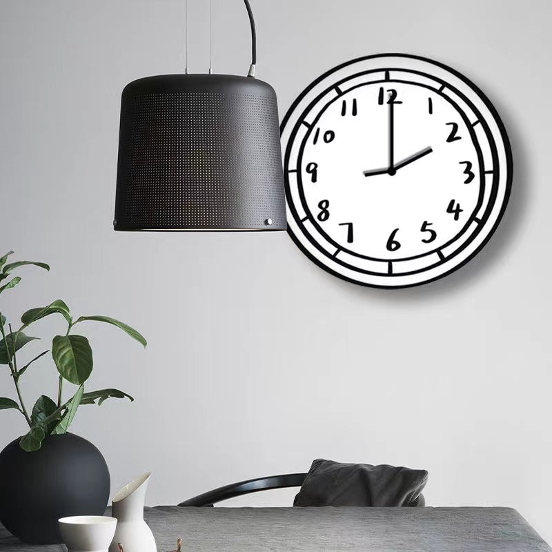 Kreativ Vægur Tegneserie Design 1