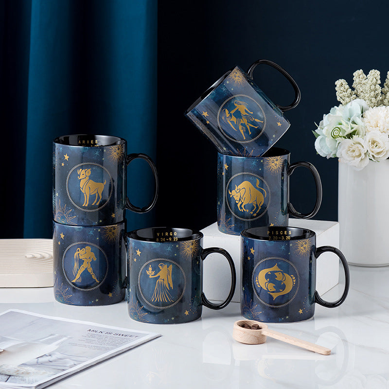 Krus med Stjernetegn Designet til Kaffe med Interaktive Effekter 1