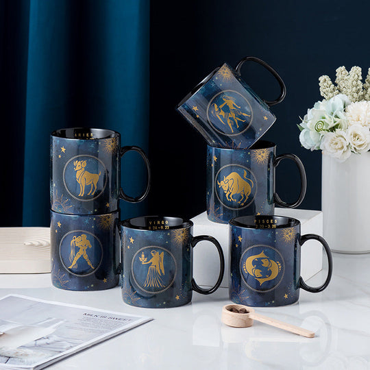 Krus med Stjernetegn Designet til Kaffe med Interaktive Effekter 1