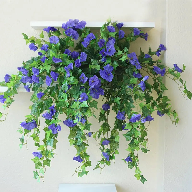 Kunstig Morgenherlighed Blomster til Indendørs og Udendørs Dekoration 1