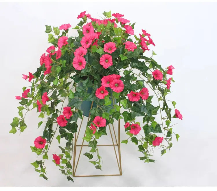 Kunstig Morgenherlighed Blomster til Indendørs og Udendørs Dekoration 4