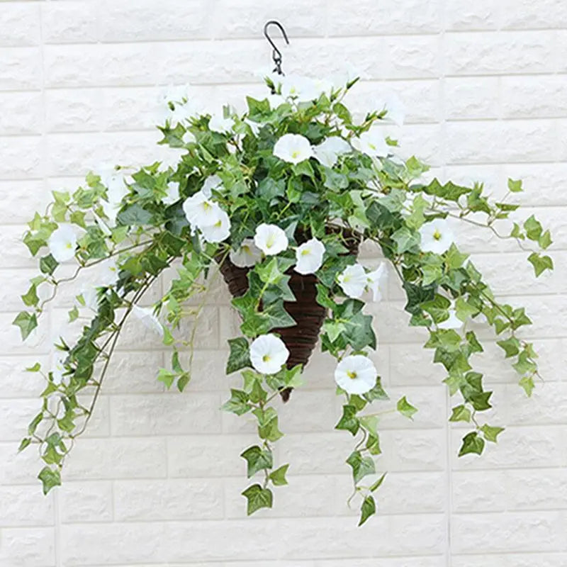 Kunstig Morgenherlighed Blomster til Indendørs og Udendørs Dekoration 5