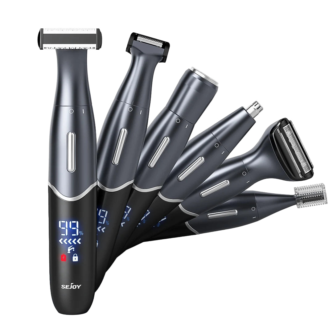 Kvindelig Elektrisk Barbermaskine 6 i 1 Multifunktionel Trimmer 0