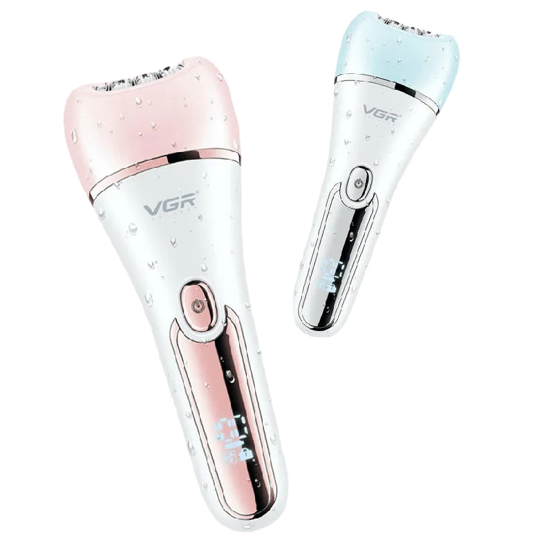 Kvindelig Epilator 6-i-1 Med Ansigtshår Klipper og Vandtæt Design 5