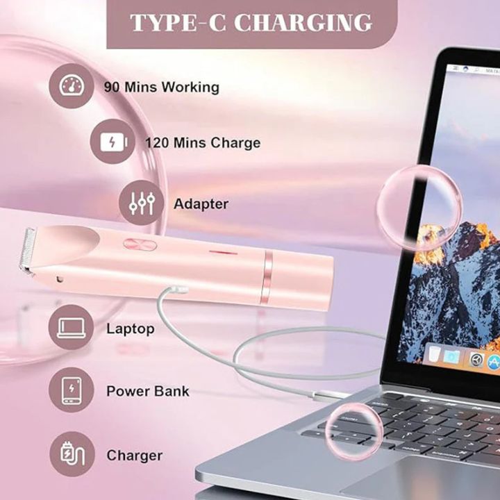 Kvinders 2-i-1 Ansigts- og Kropstrimmer 7