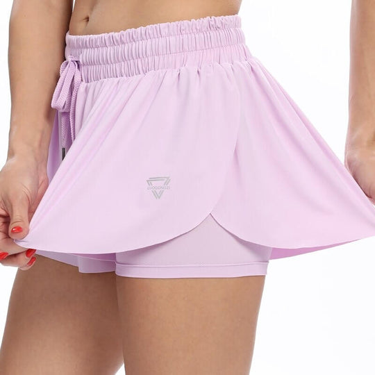 Kvinders 2-i-1 Fitnessshorts Trendy 12