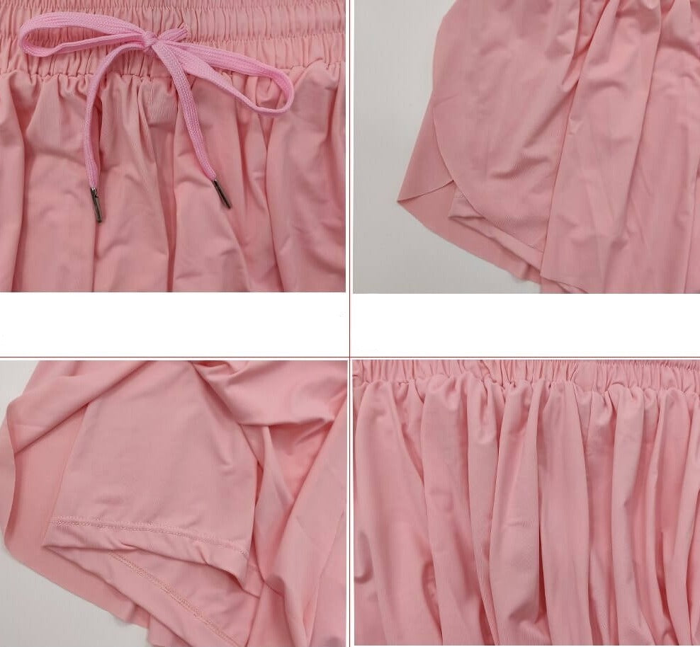 Kvinders 2-i-1 Fitnessshorts Trendy 4