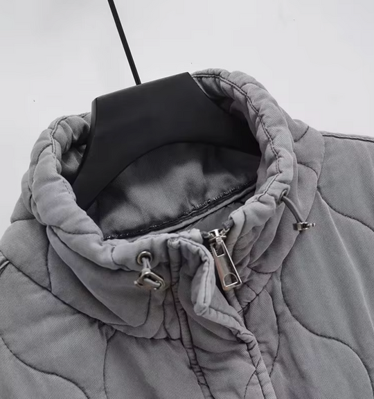 Kvinders Ærmeløs Vest med Stand-Up Krave 3