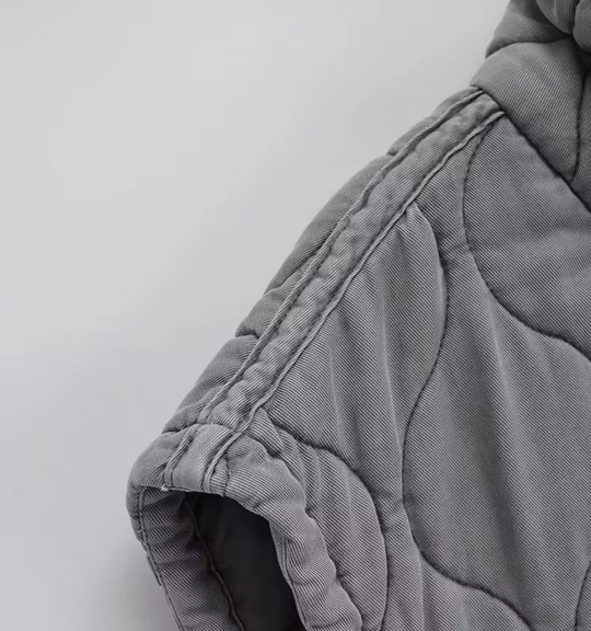 Kvinders Ærmeløs Vest med Stand-Up Krave 5