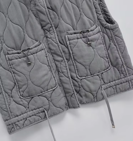 Kvinders Ærmeløs Vest med Stand-Up Krave 6