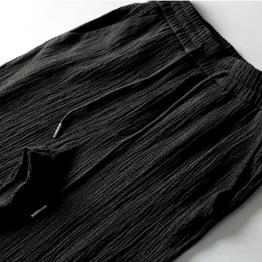 Kvinders Afslappet Sæt Linned Let Materiale 6
