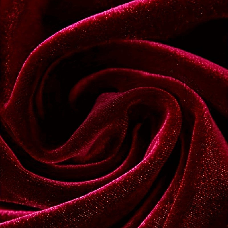 Kvinders Aftenkjole Asymmetrisk Udsnit Velour 4