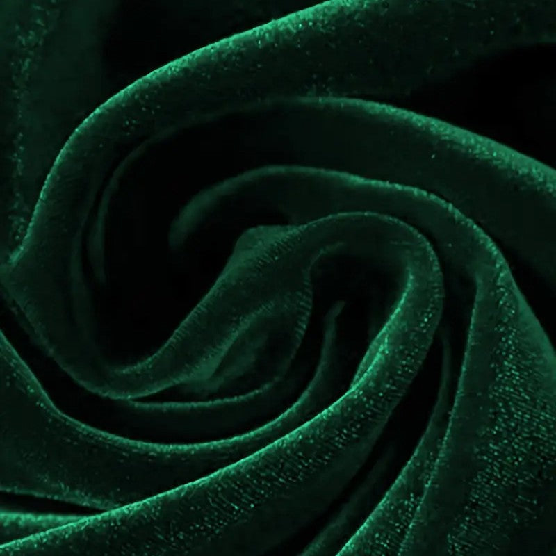 Kvinders Aftenkjole Asymmetrisk Udsnit Velour 8