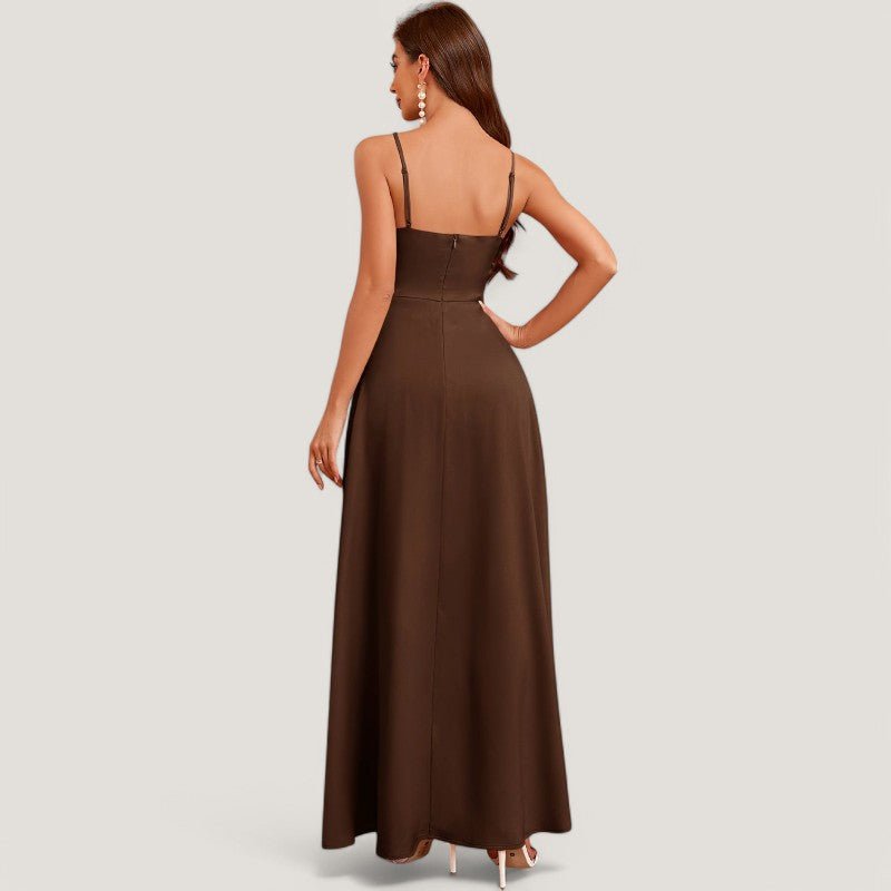 Kvinders Aftenkjole Langærmet Bardot Udsnit Polyester 7
