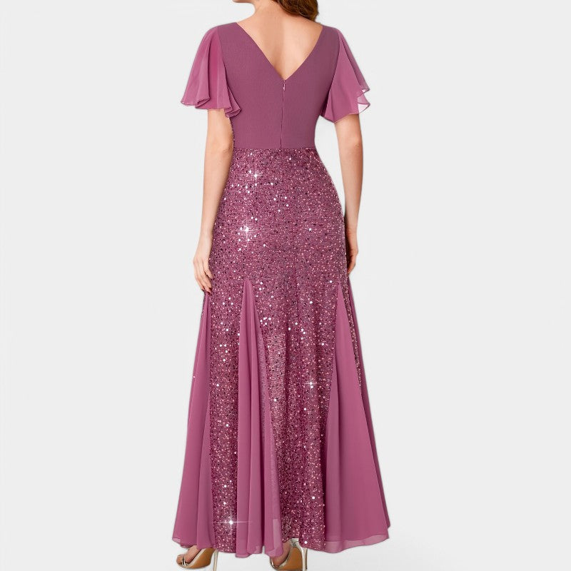 Kvinders Aftenkjole med Hjerteudskæring Polyester 2