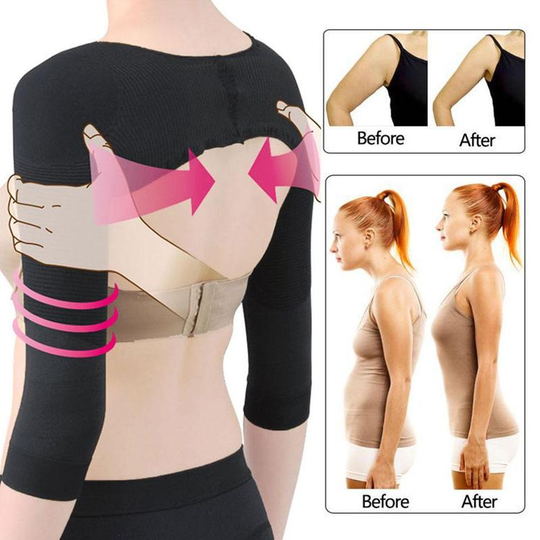 Kvinders Arm Shaper Ærmer Kompressionsdesign 0