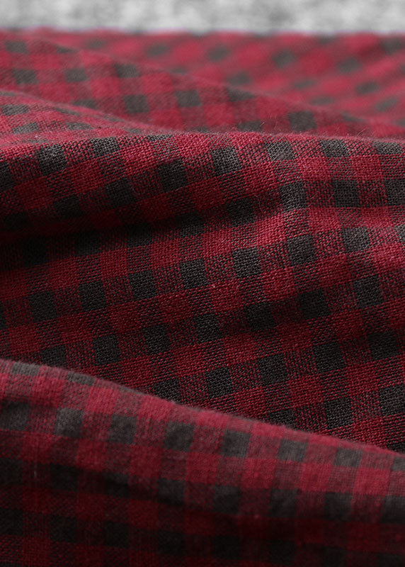 Kvinders Asymmetrisk Patchwork Nederdel med Snoretræk 4