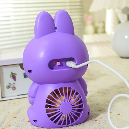 Kvinders Bærbar Miniventilator med Dyredesign 3