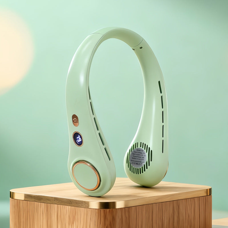 Kvinders Bærbare Halsventilator Ergonomisk Design Med Tre Hastighedsindstillinger 10