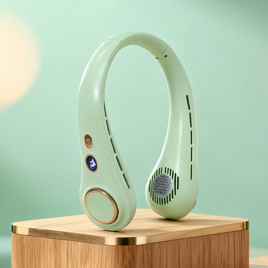 Kvinders Bærbare Halsventilator Ergonomisk Design Med Tre Hastighedsindstillinger 10