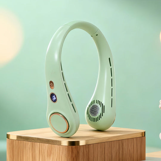Kvinders Bærbare Halsventilator Ergonomisk Design Med Tre Hastighedsindstillinger 3