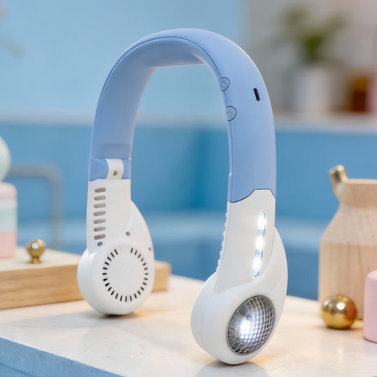 Kvinders Bærbare Halsventilator Ergonomisk Design Med Tre Hastighedsindstillinger 6