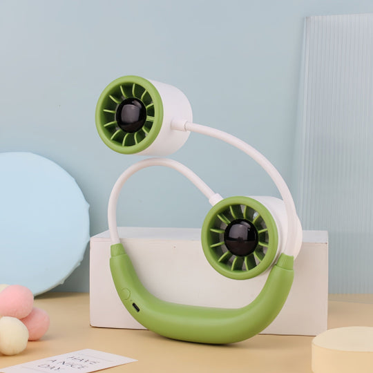 Kvinders Bærbare Halsventilator med Dobbelt Blæsersystem 5