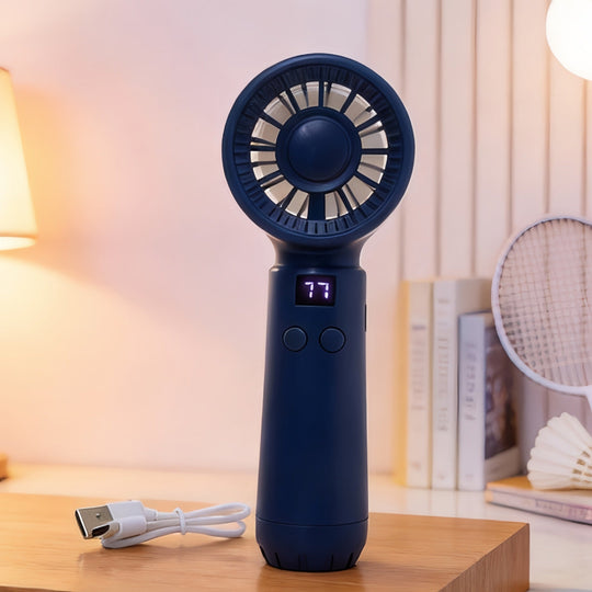 Kvinders Bærbare Håndblæser med Temperaturdisplay 5