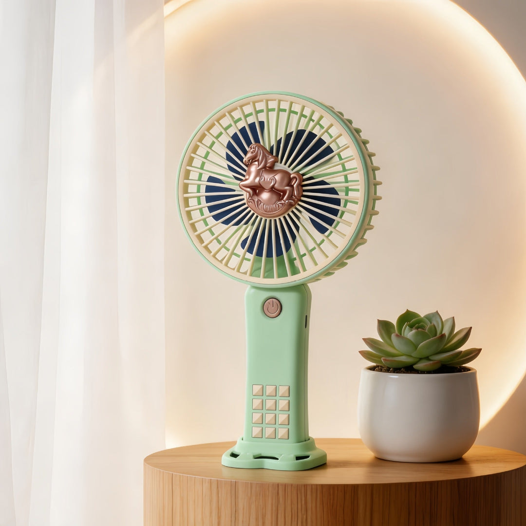 Kvinders Bærbare Håndventilator med Enhjørning Design 6