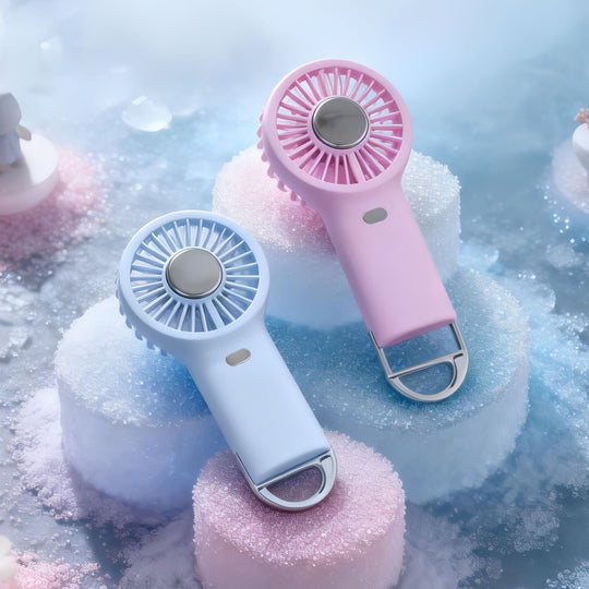 Kvinders Bærbare Håndventilator med Innovativt Design 4