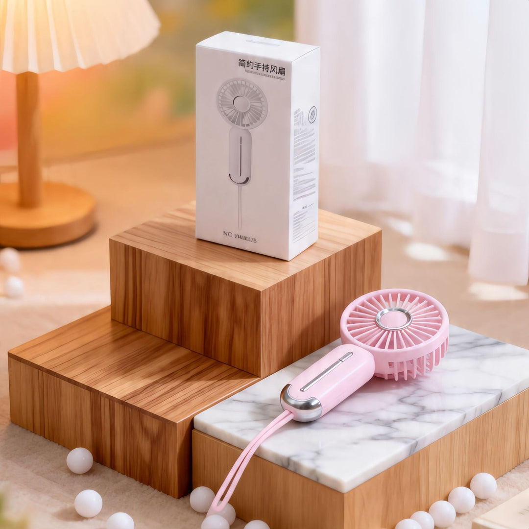 Kvinders Bærbare Mini Håndblæser med Ergonomisk Design 4