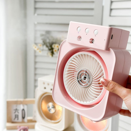 Kvinders Bærbare Miniventilator Kompakt Design med Justerbare Hastighedsindstillinger 2