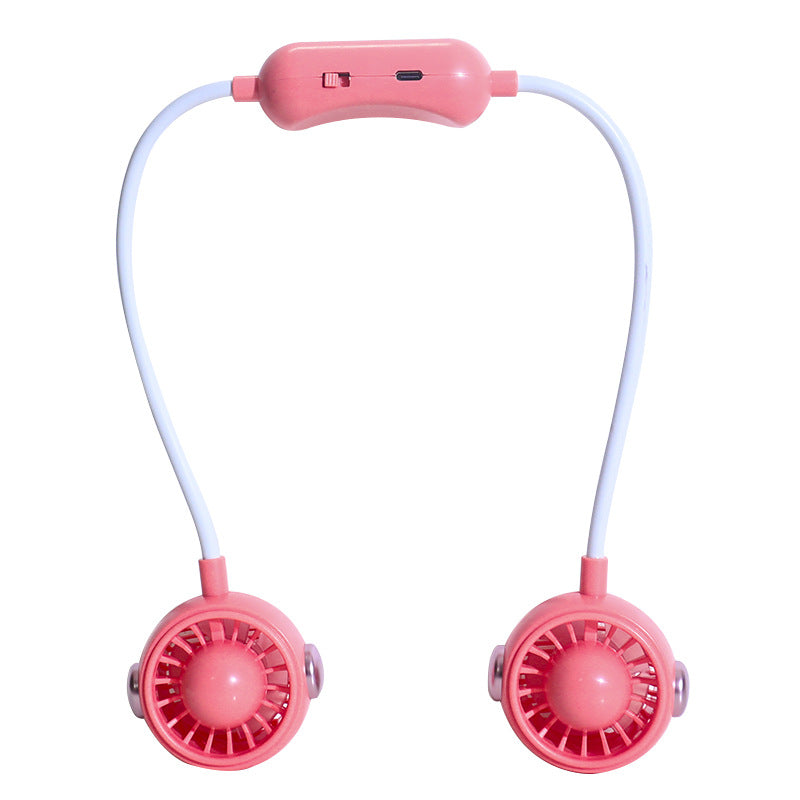 Kvinders Bærbare USB-Halsventilator med Justerbar Holder 5