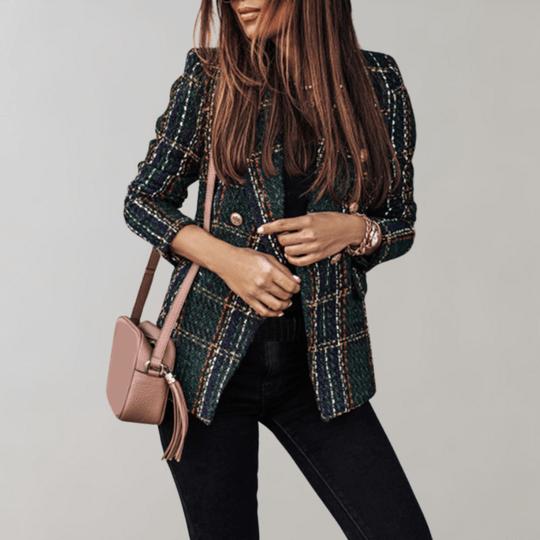 Kvinders Blazer Ternet Stilfuld 1