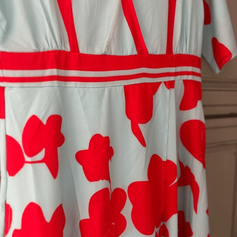Kvinders Blomsterkjole Elegant Design Polyester 2