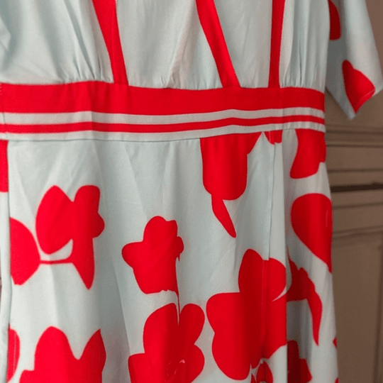 Kvinders Blomsterkjole Elegant Design Polyester 2