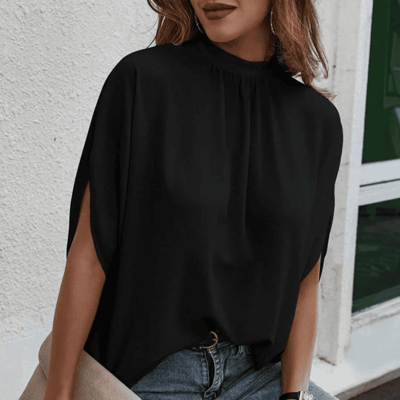 Kvinders Bluse Chiffon Elegant og Alsidig 1