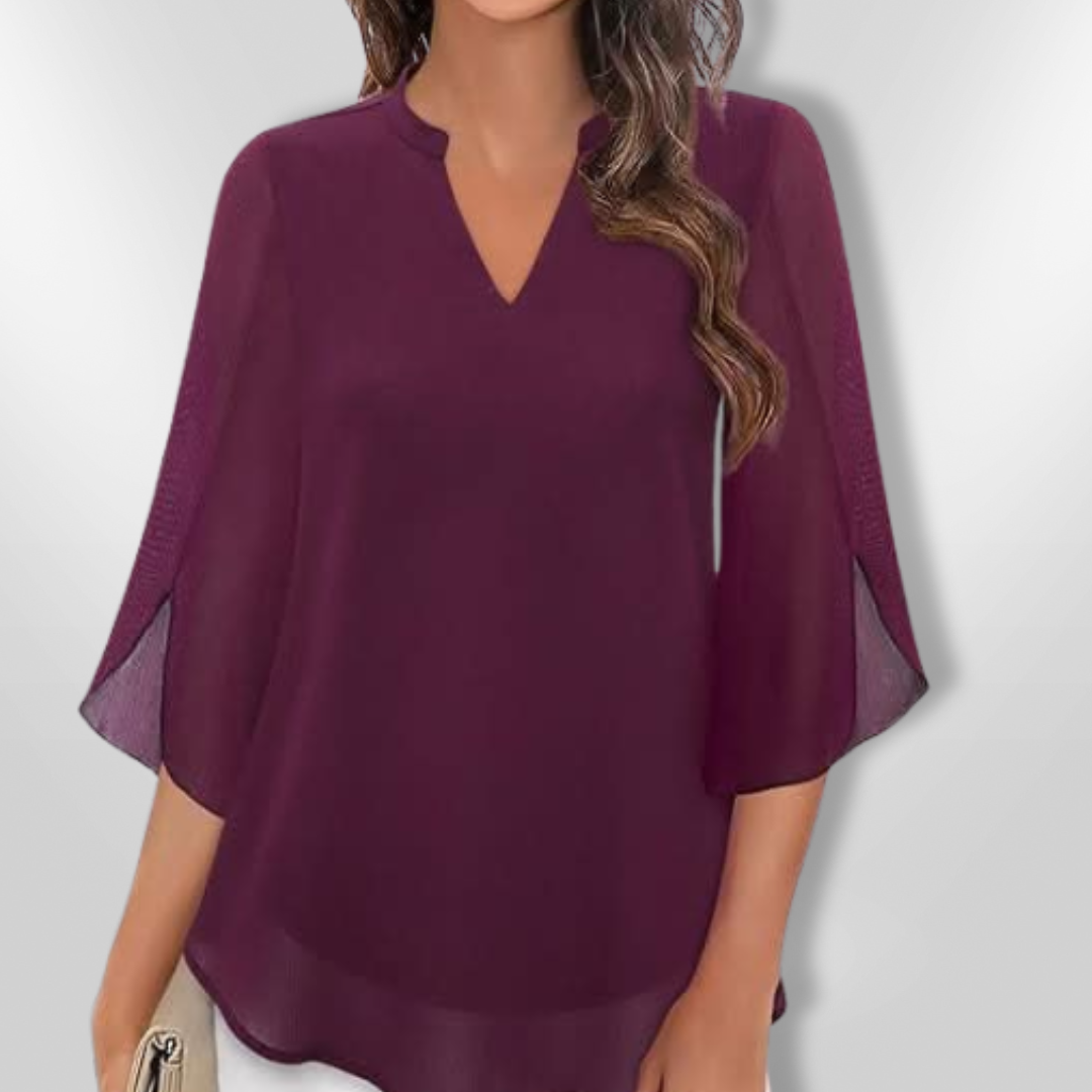 Kvinders Bluse Lagdelt Chic 1