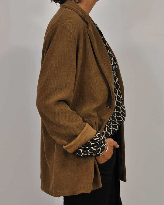 Kvinders Bluse med Lange Ærmer Geometrisk Design 2