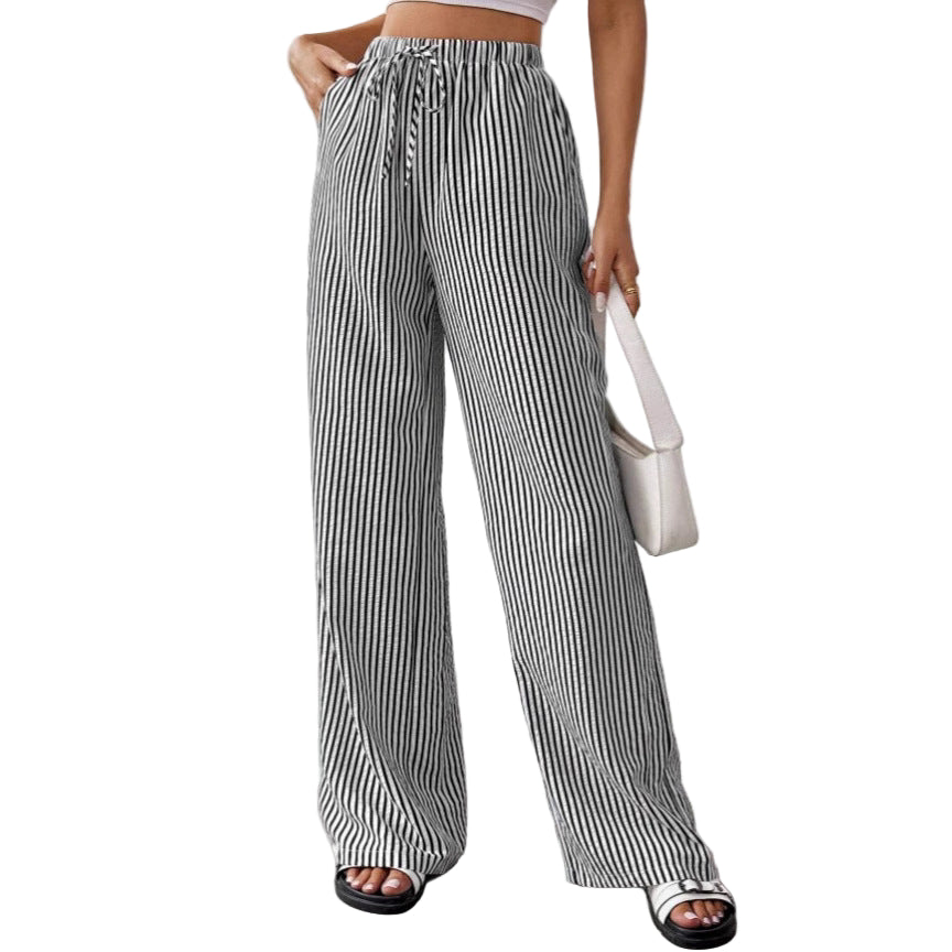 Kvinders Bukser Lige Ben Casual Stil 0