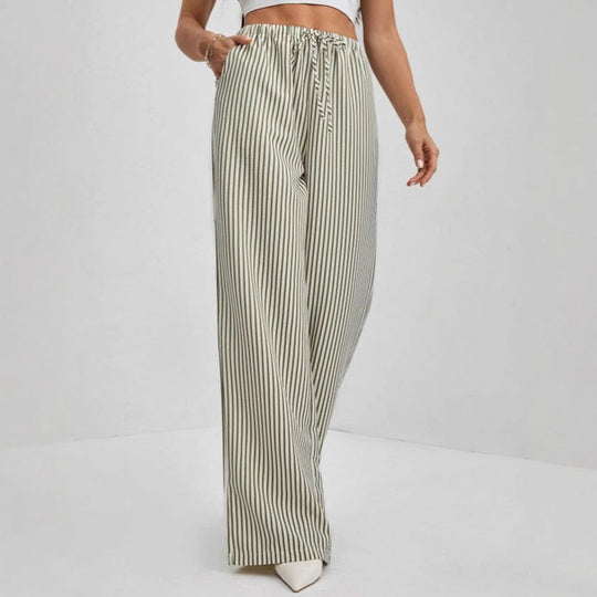 Kvinders Bukser Lige Ben Casual Stil 1