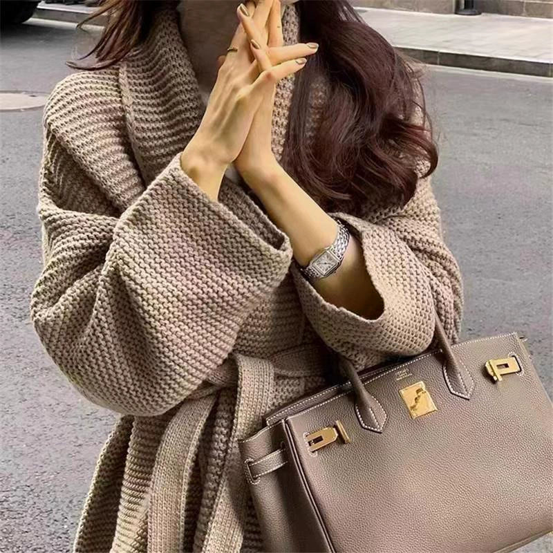 Kvinders Cardigan – Chunky Knit – Oversized Pasform 2