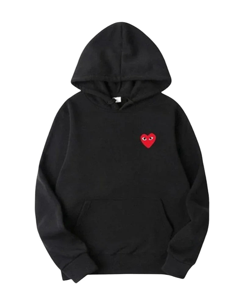 Kvinders Casual Hættetrøje med Broderet Design 0