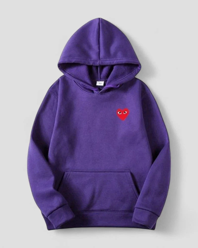 Kvinders Casual Hættetrøje med Broderet Design 3