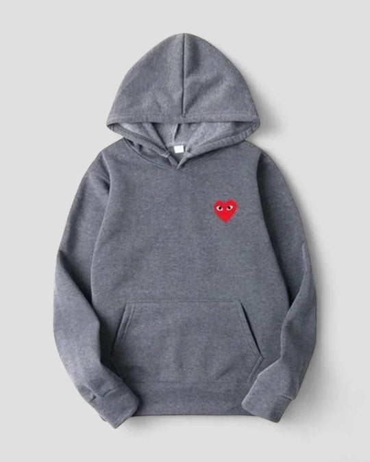 Kvinders Casual Hættetrøje med Broderet Design 4