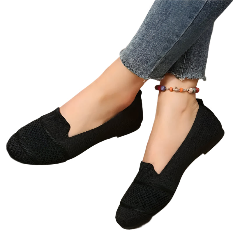 Kvinders Casual Loafers Slip-Ons Furry For Åndbare Materialer 0