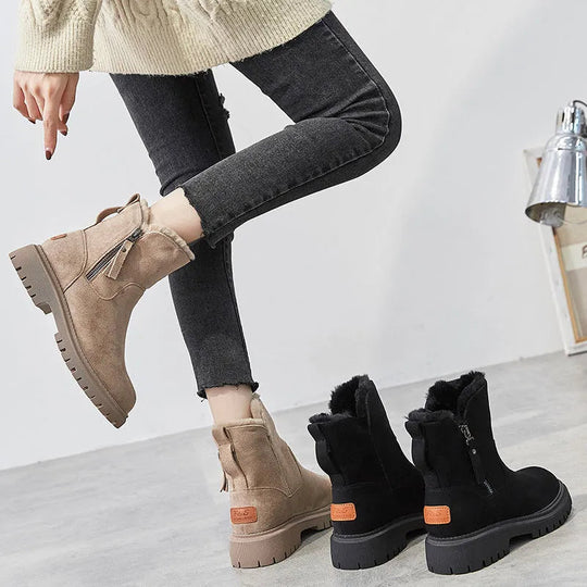 Kvinders Casual Støvler Komfortabelt Design 4