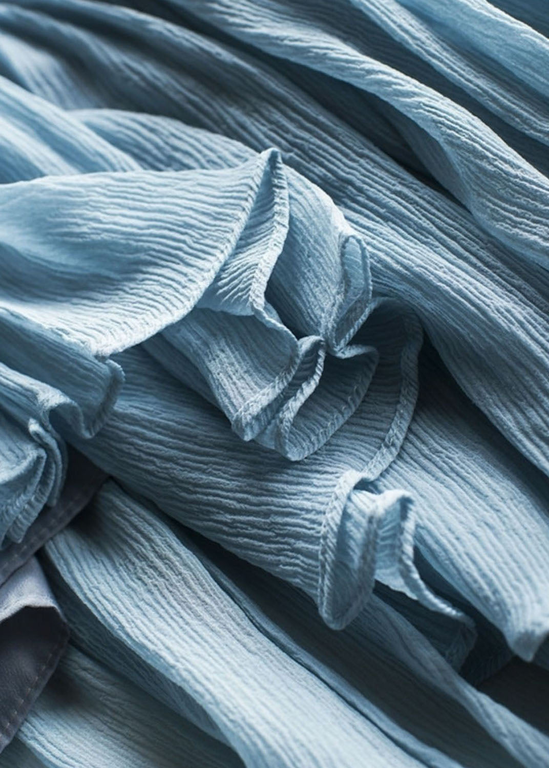 Kvinders Chiffon Skjorte med Lanterneærmer 3