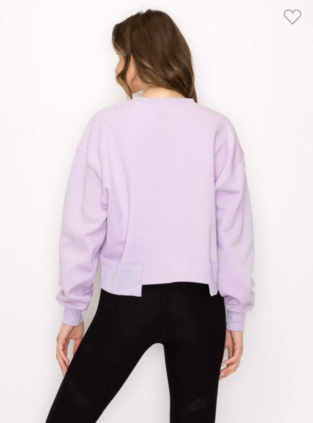 Kvinders Cropped Sweatshirt Oversized Blødt Stof 1